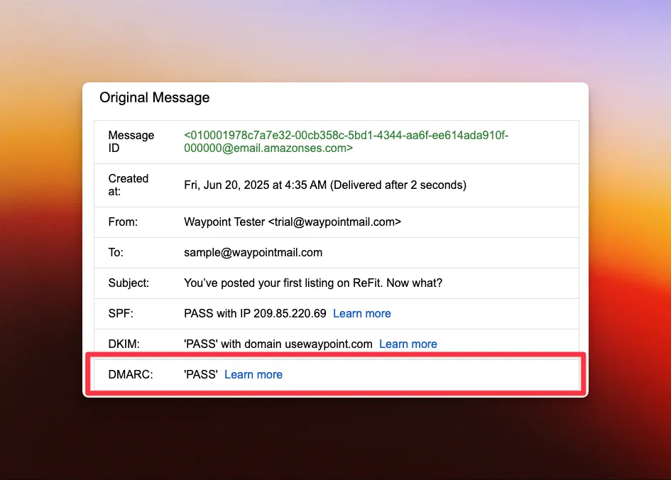 Dmarc Pass